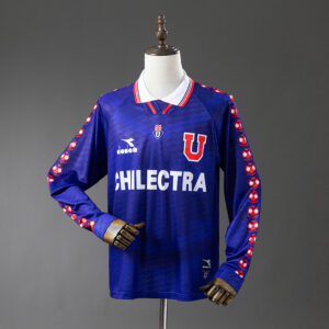 Camiseta Universidad de Chile 1990 Retro Local Manga Larga - vista frontal