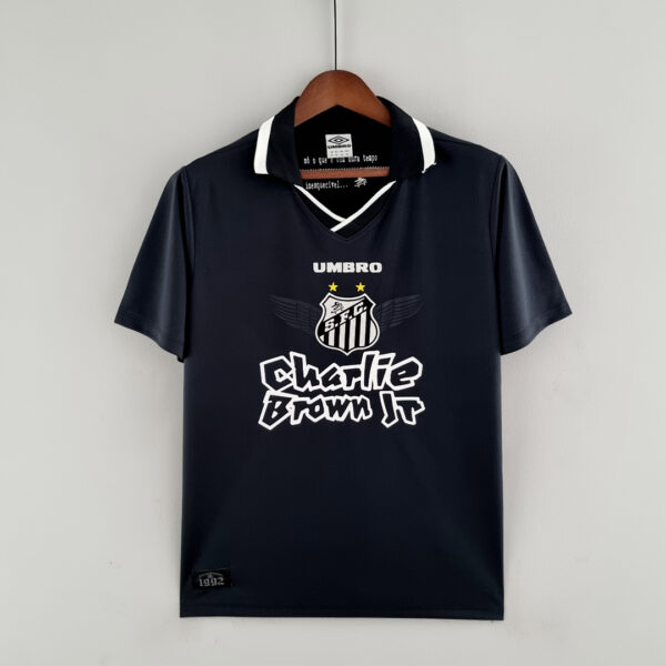 Camiseta Santos 2023/24 Edición Especial Charlie Brown Jr. Local — vista frontal
