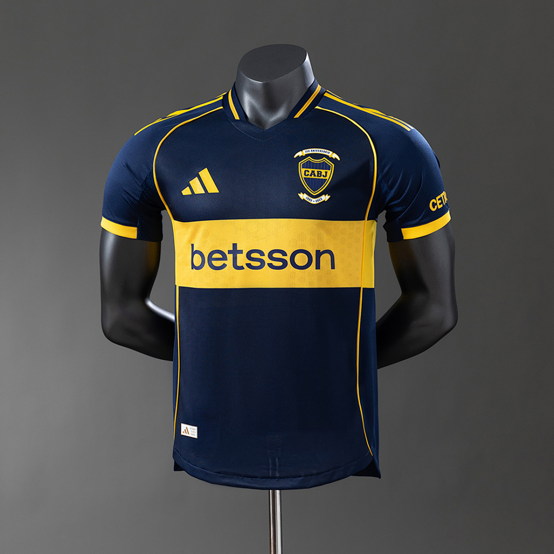 Camiseta Boca Juniors 2025/26 Local Versión Jugador - detalle "1905" en cuello