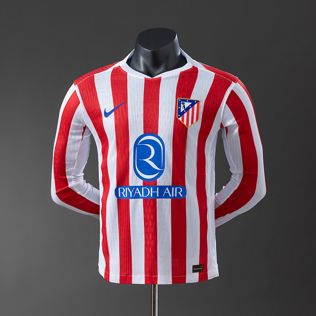 Camiseta Atletico Madrid 2024/25 Local Manga Larga — vista trasera