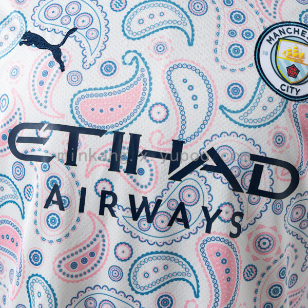 Camiseta Manchester City 2021 Tercera - detalle del estampado