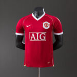 Camiseta Manchester United 2006/07 Retro Local Version Jugador - vista frontal
