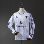 Camiseta Manchester United 2024/25 Visita Manga Larga - vista frontal