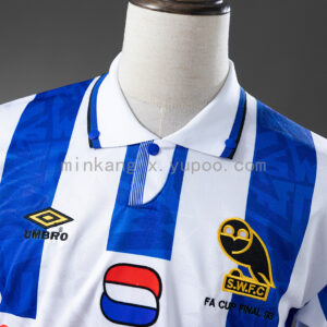 Camiseta Sheffield Wednesday 1993 Retro Local - vista frontal