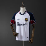 Camiseta West Ham United 1999/2000 Visita Retro - vista frontal