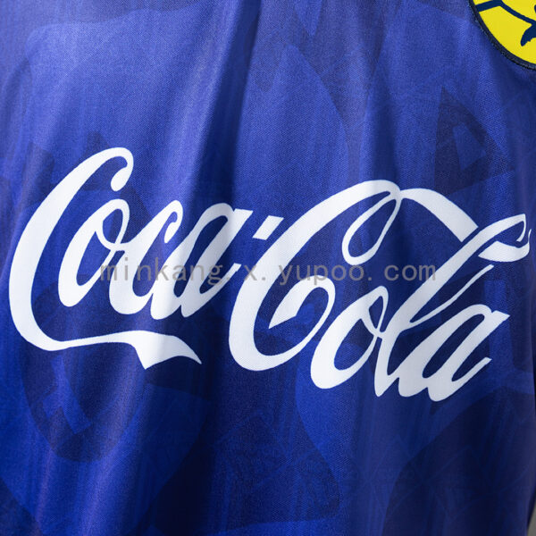 Camiseta Club América 1990/91 Visita Manga Larga - detalle puño de la manga