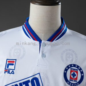 Camiseta Cruz Azul 1998 Local Manga Larga - detalle escudo