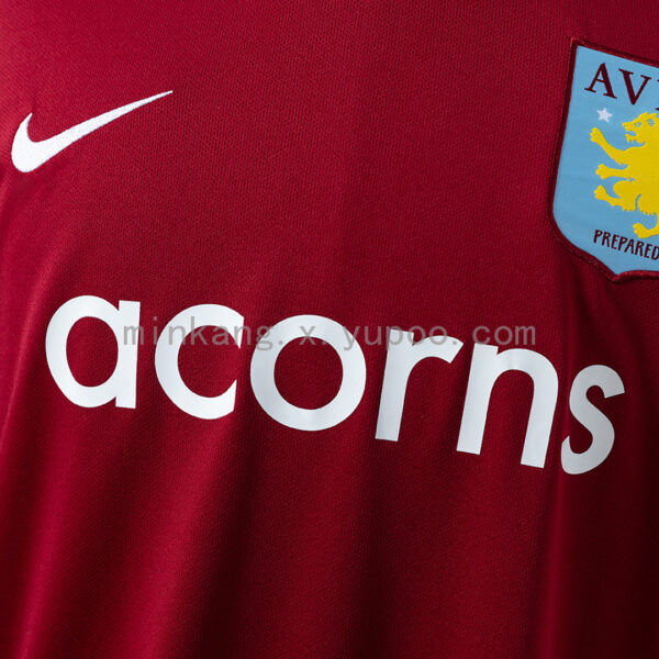 Camiseta Aston Villa 2008/09 Retro Local - detalle