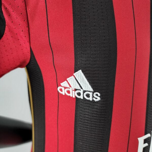 Camiseta AC Milan 2016/17 Retro Local Niño - detalle