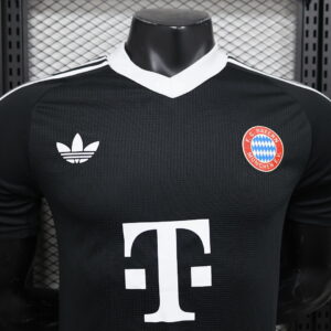 Camiseta FC Bayern München 1998 Retro Arquero Manga Larga - detalle