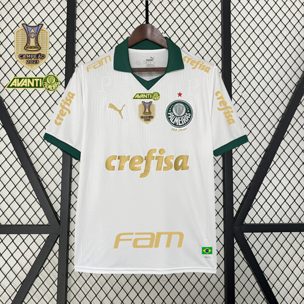 Camiseta Palmeiras 2024 Visita — detalle costuras