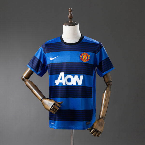 Camiseta Manchester United 2011/12 Retro Visita - vista frontal
