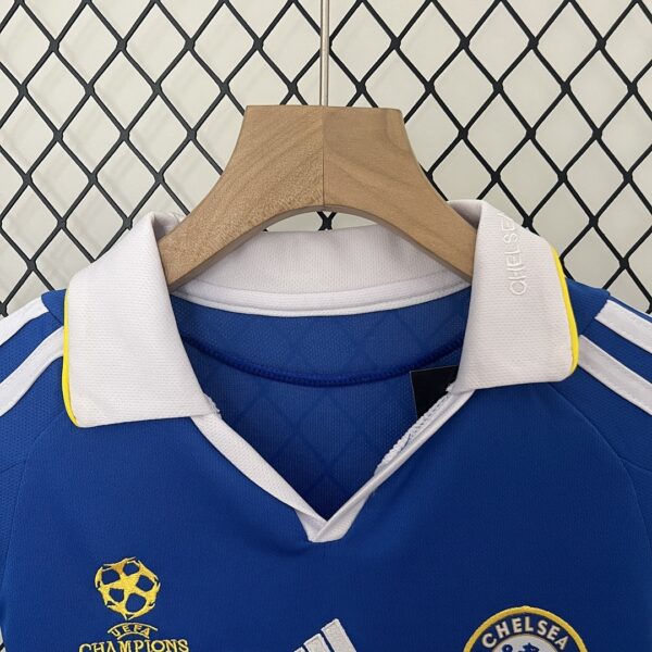 Camiseta Chelsea 2007/08 Retro Local Niño - detalle