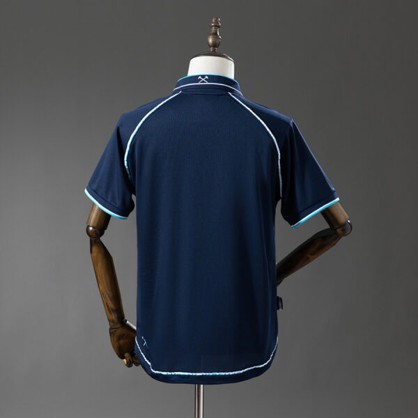 Camiseta West Ham United 2000/01 Retro Tercera - detalle