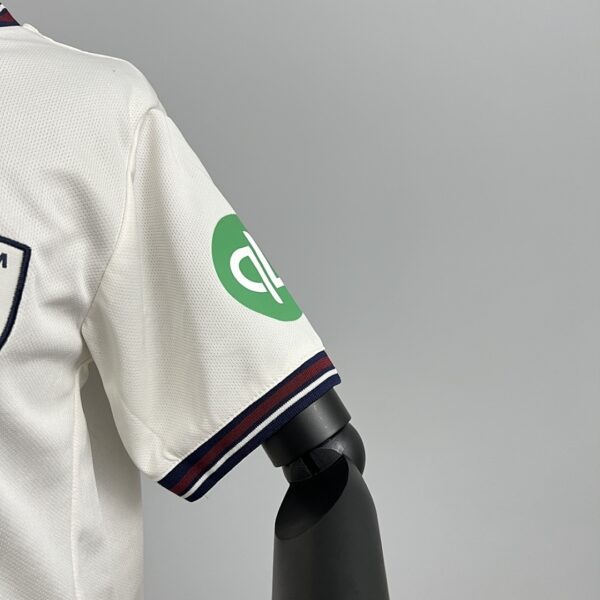 Camiseta West Ham United 2023/24 Visita Niño - detalle