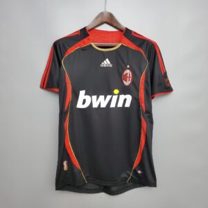 Camiseta AC Milan 2006 Tercera - detalle escudo
