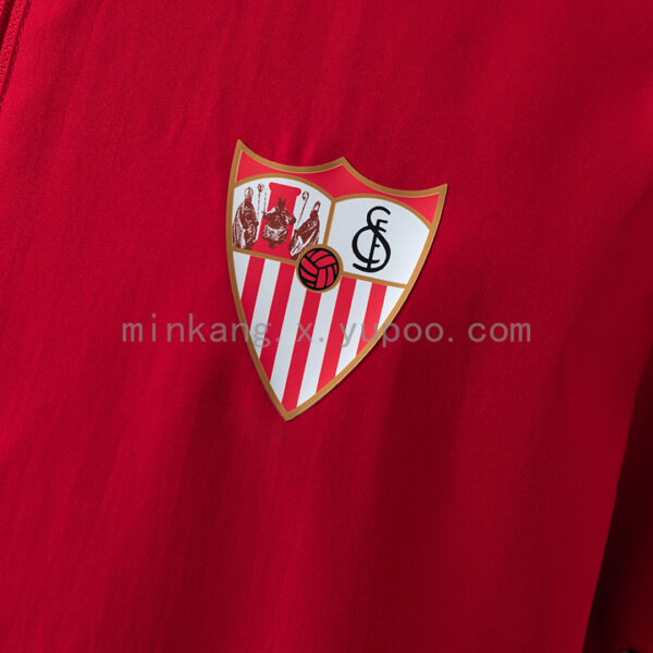 Camiseta Sevilla FC 2024/25 Cortaviento Local — vista trasera
