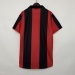 Camiseta Eintracht Frankfurt 1999/00 Retro Local - detalle dobladillo