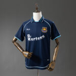 Camiseta West Ham United 2000/01 Retro Tercera - vista frontal