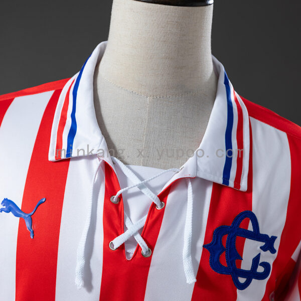 Camiseta Cúcuta Deportivo 1990 Retro Local Manga Larga - detalle escudo