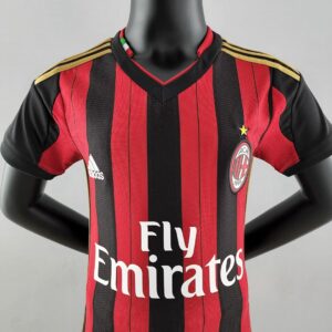 Camiseta AC Milan 2016/17 Retro Local Niño - detalle