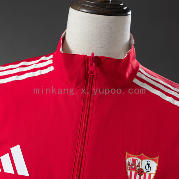 Camiseta Sevilla FC 2024/25 Cortaviento Local — detalle