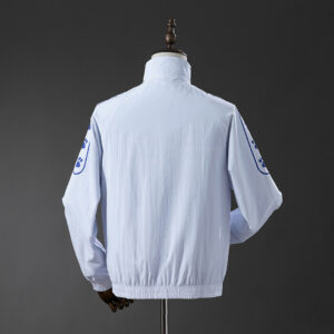 Camiseta Real Madrid 1991 Retro Entrenamiento Blanca — detalle cuello