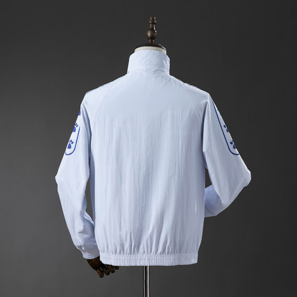 Camiseta Real Madrid 1991 Retro Entrenamiento Blanca — detalle cuello