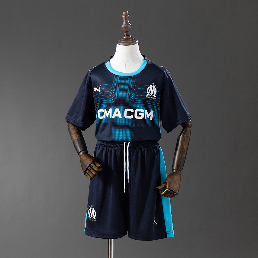 Camiseta Olympique de Marseille 2024/25 Visita - detalle de la parte superior
