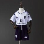 Camiseta Manchester United 2023/24 Visita Nino - vista frontal