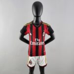 Camiseta AC Milan 2016/17 Retro Local Niño - vista frontal