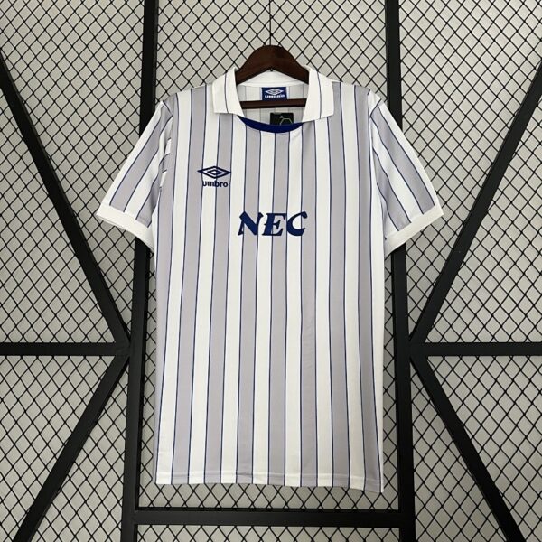 Camiseta Everton 1990 Retro Local - primer plano del material