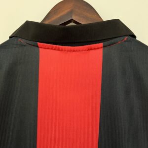 Camiseta Eintracht Frankfurt 1999/00 Retro Local - detalle rayas