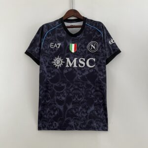 Camiseta Napoli 2023/24 Edición Especial - detalle línea azul en hombro