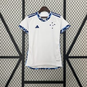 Camiseta Cruzeiro 2024/25 Visita Mujer — ajuste femenino
