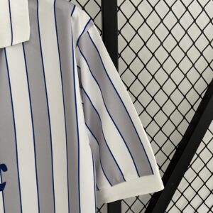 Camiseta Everton 1990 Retro Local - detalle de la tela blanca