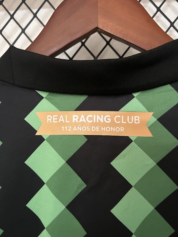 Camiseta Racing de Santander 2013 Aniversario Retro Local — etiqueta de marca