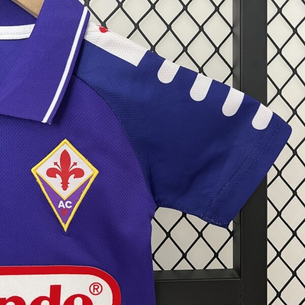 Camiseta Fiorentina 1998 Retro Local - detalle