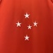 Camiseta Cruzeiro 2024 Entrenamiento — logo Adidas primer plano