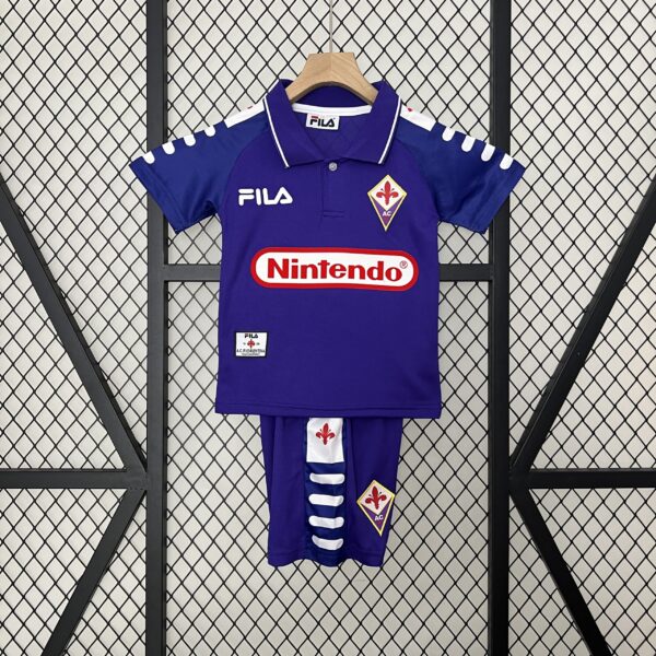 Camiseta Fiorentina 1998 Retro Local - detalle