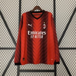 Camiseta AC Milan 2020/21 Local Manga Larga - detalle