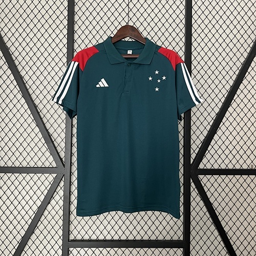 Camiseta Cruzeiro 2024 Polo — detalle