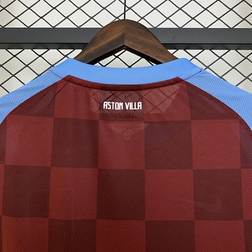 Camiseta Aston Villa 1982 Retro Local - detalle