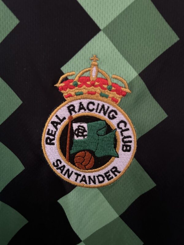 Camiseta Racing de Santander 2013 Aniversario Retro Local — camiseta desplegada