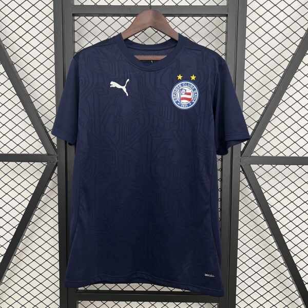 Camiseta Bahia 2024 Entrenamiento — detalle sombra y luz