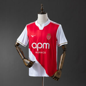 Camiseta AS Monaco 2023/24 Local - detalle escudo