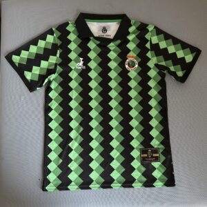 Camiseta Racing de Santander 2013 Aniversario Retro Local — diseño completo de la camiseta