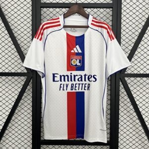 Camiseta Lyon 2024/25 Local - detalle textura suave