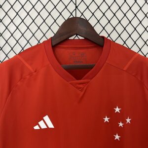 Camiseta Cruzeiro 2024 Entrenamiento — detalle textura