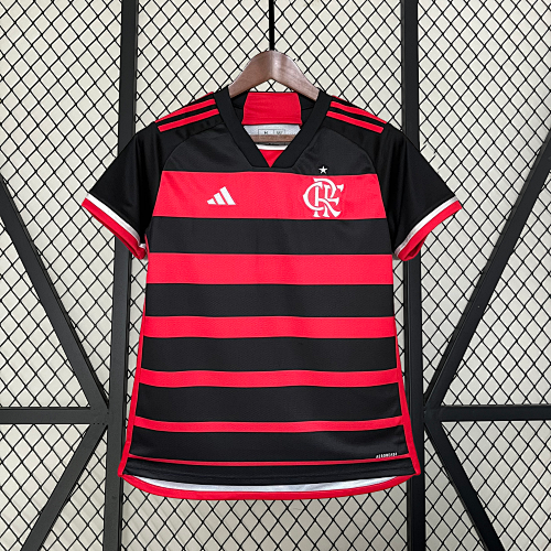 Camiseta Flamengo 2024/25 Alternativa Mujer — detalle cuello